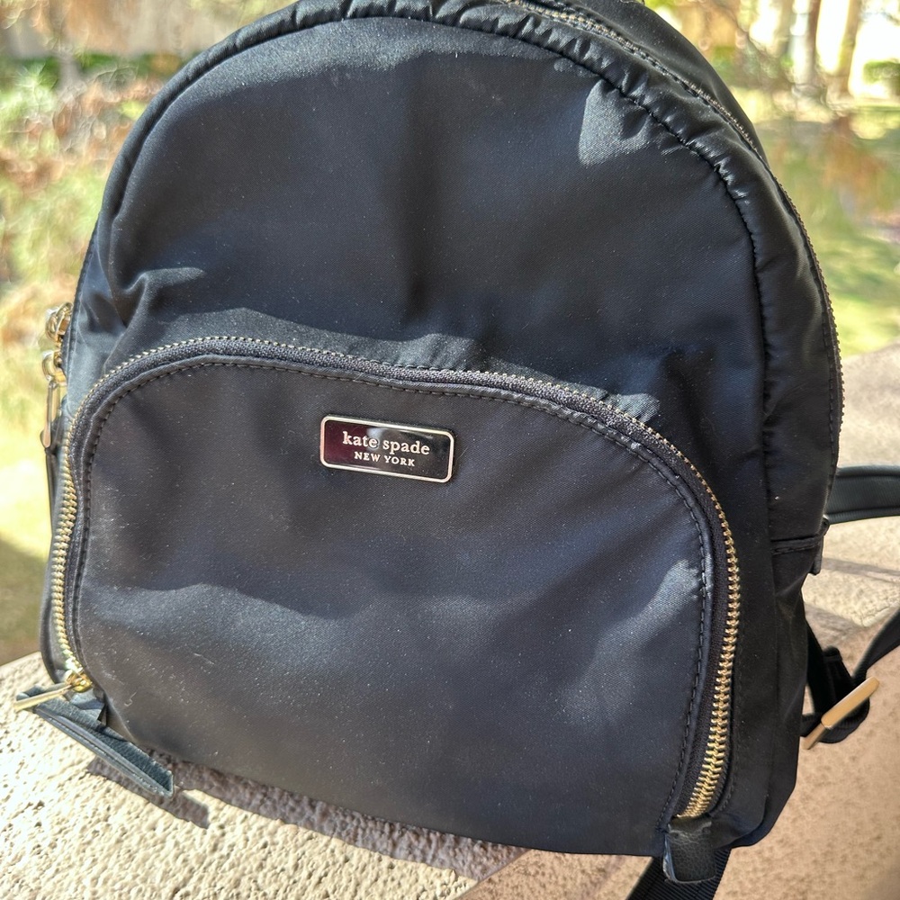 Kate Spade Black Backpack